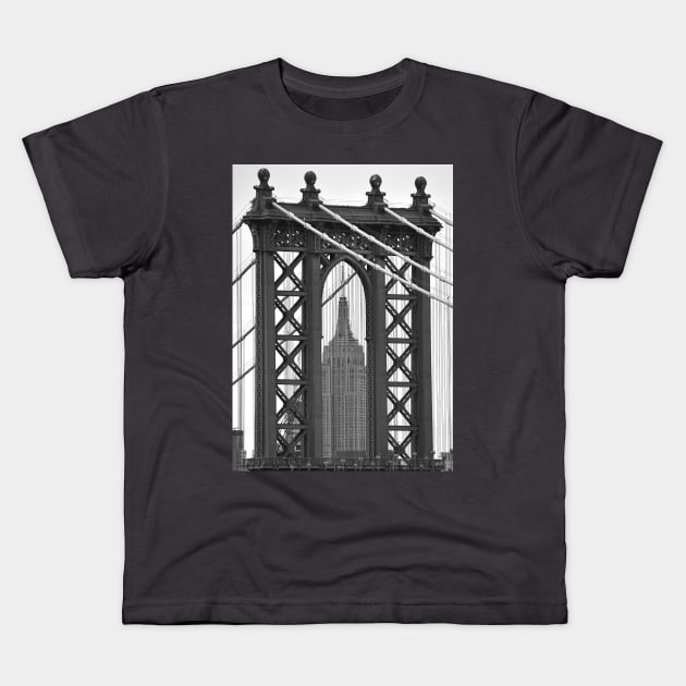 Look at the Empire State Building Kids T-Shirt by StormChaserD